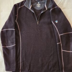 Kuhl Men's Black Zip-Up Sweater